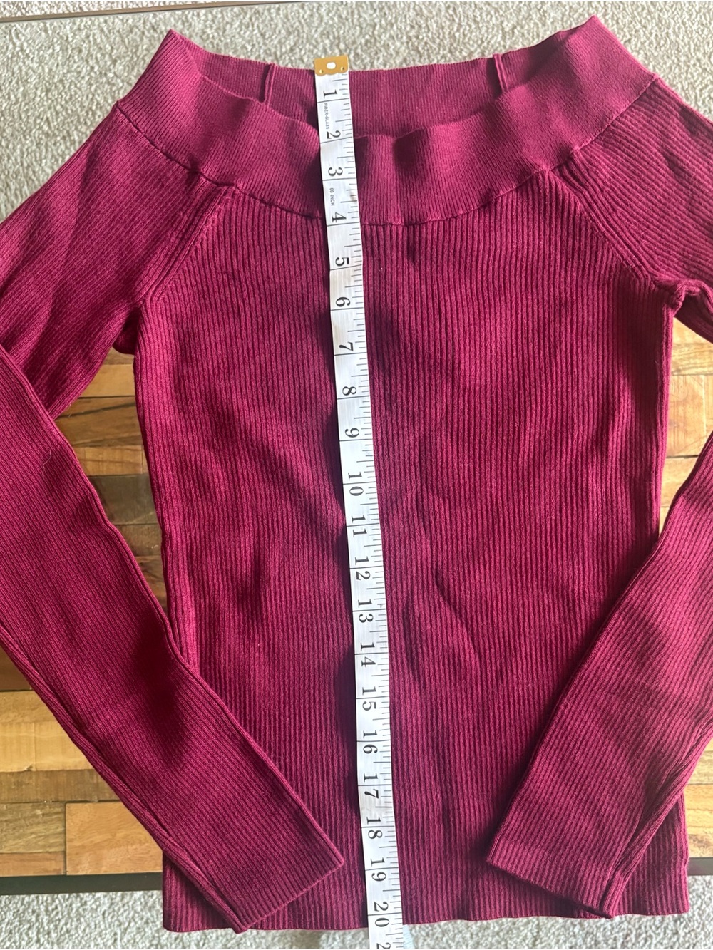 GAP Ribbed Off-Shoulder Sweater - Picture 8 of 8